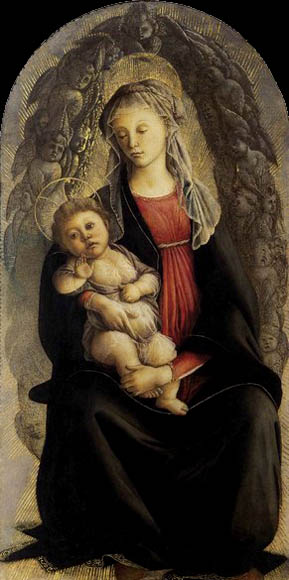 Madonna in Glory with Seraphim